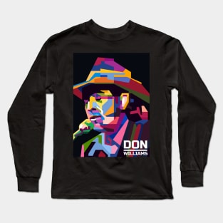 Abstract Country Legend Musician Long Sleeve T-Shirt